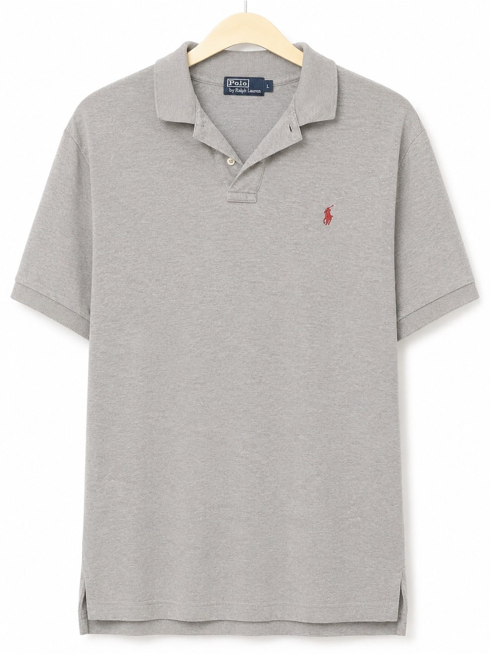Polo by Ralph Lauren Gray Polo with Red Pony Logo